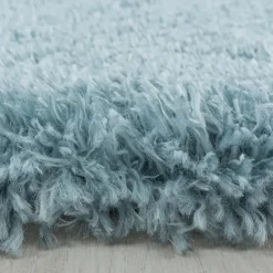 Pearl Soft Hoogpolig Vloerkleed Blauw - 140x200 CM