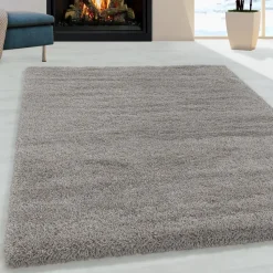 Pearl Soft Hoogpolig Vloerkleed Beige - 140x200 CM