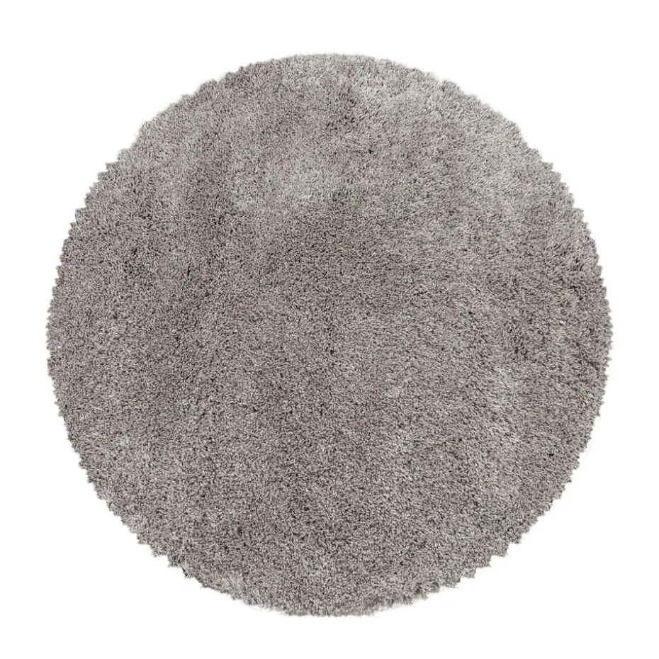 Pearl Soft Rond Hoogpolig Vloerkleed Beige - 200 CM ROND
