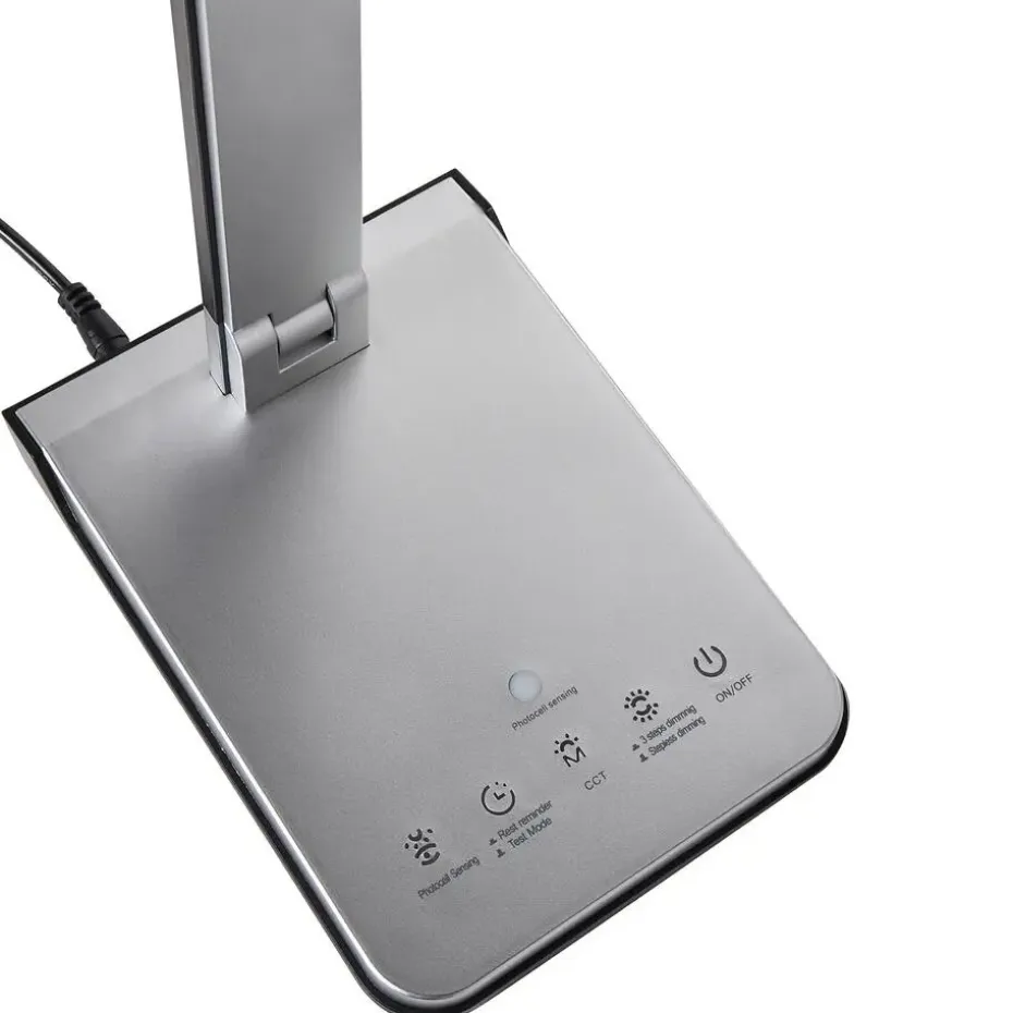 PICTOR - Bureaulamp LED - Zilver - Synthetisch materiaal