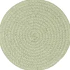 Placemat Emory - groen - Ø38 cm (1 stuk)