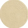 Placemat Emory - taupe - Ø38 cm (1 stuk)