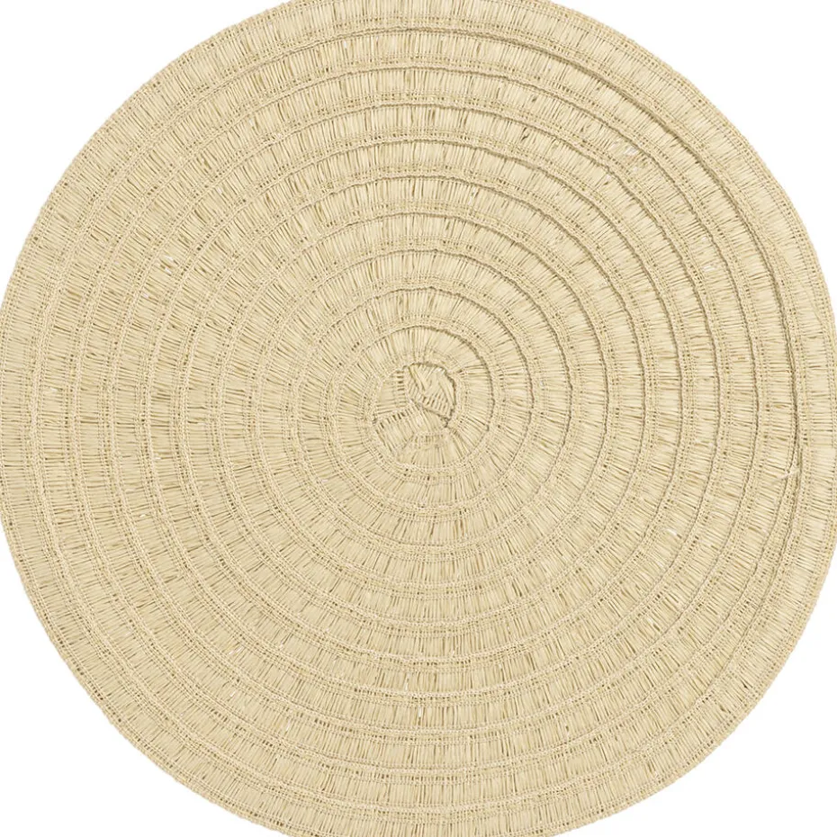 Placemat Emory - taupe - Ø38 cm (1 stuk)