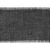 Placemat Emory - zwart - 45x30 cm (1 stuk)