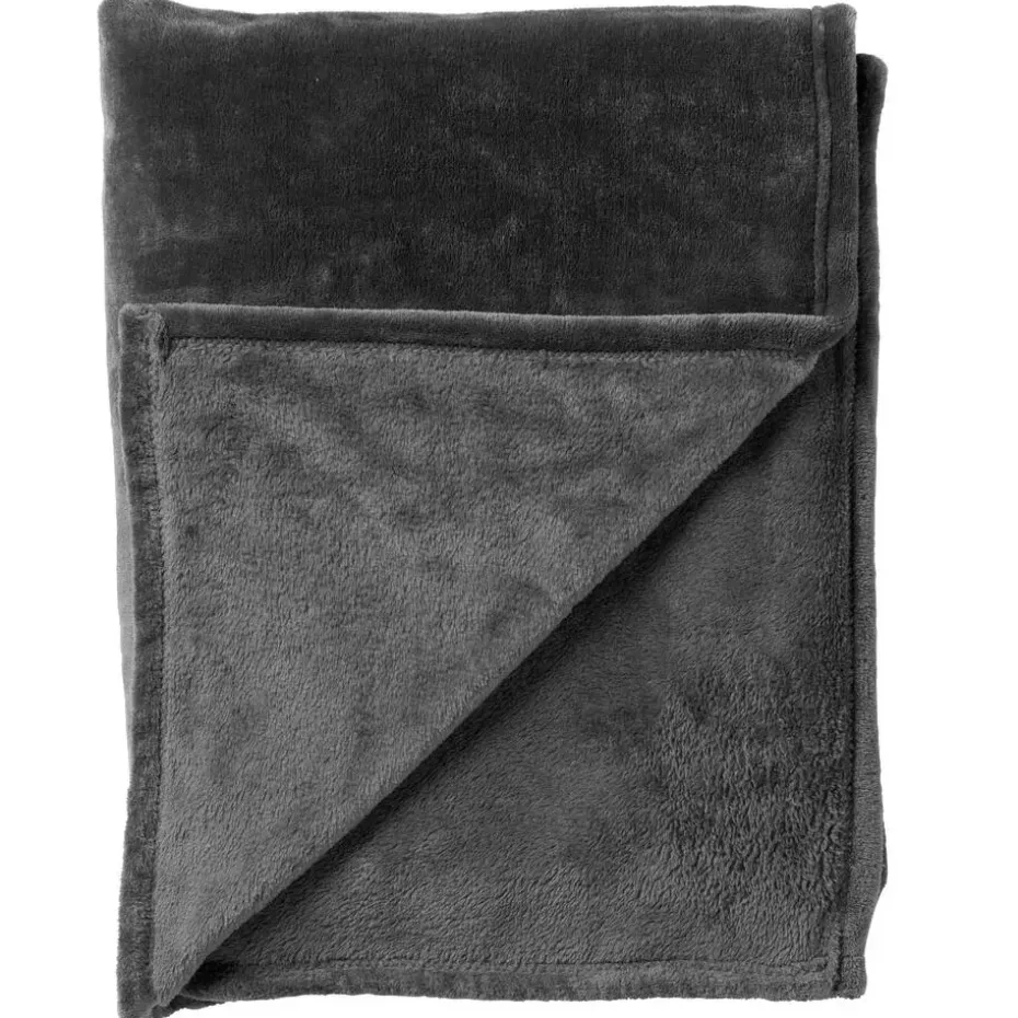 Plaid Charlie - Charcoal Gray - 200x220 cm