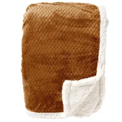 Plaid Cody - Tobacco Brown - 150x200 cm