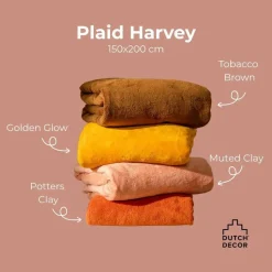 Plaid Harvey - Golden Glow - 150x200 cm
