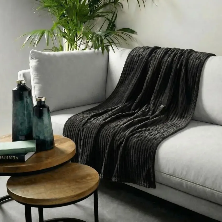 Plaid Marthy - Raven - 140x180 cm
