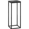 Plantentafel Gijs - zwart - 79x30x30 cm