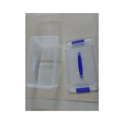 Plastic Forte Opslagbak - met deksel - 10 liter - transparant