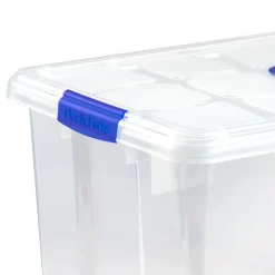 Plasticforte Opslagbak met deksel - 1x - 55L - 59 x 40 x 35 cm