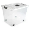 Plasticforte Opslagbak met deksel - 1x - 86L - 62 x 45 x 47 cm