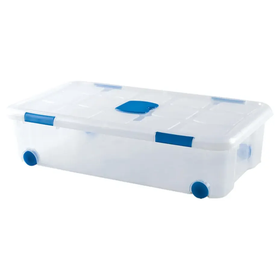 Plasticforte Opslagbak met deksel - 1x - 30L - 73 x 41 x 18 cm