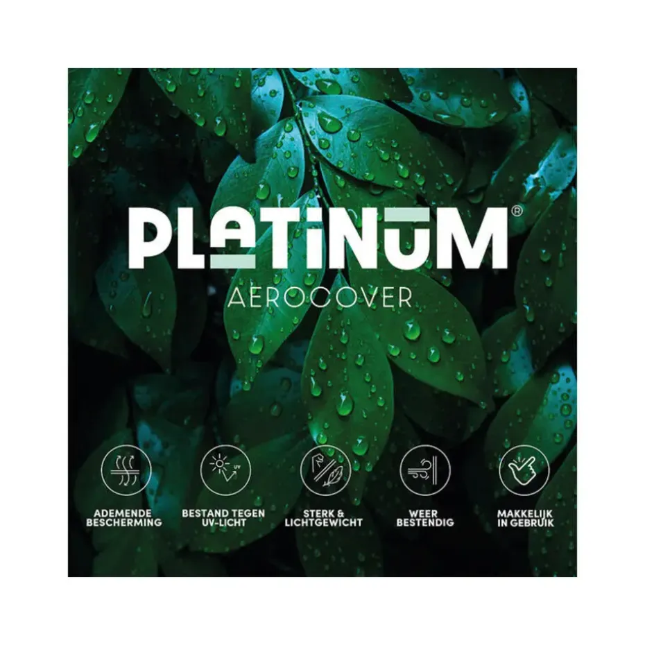 Platinum Aerocover loungesethoes L-vorm 255x255 cm