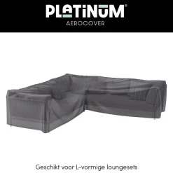 Platinum Aerocover loungesethoes L-vorm 220x220 cm