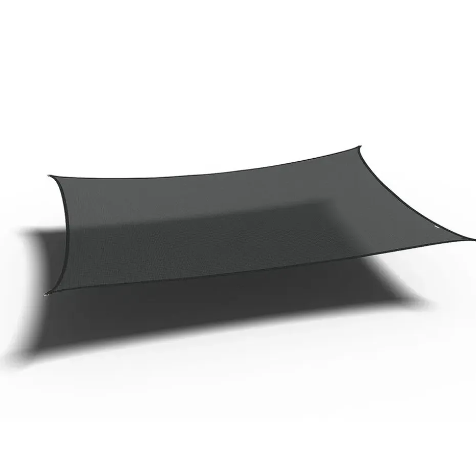 Platinum Coolfit schaduwdoek rechthoek 5.0x3.0 m - zwart