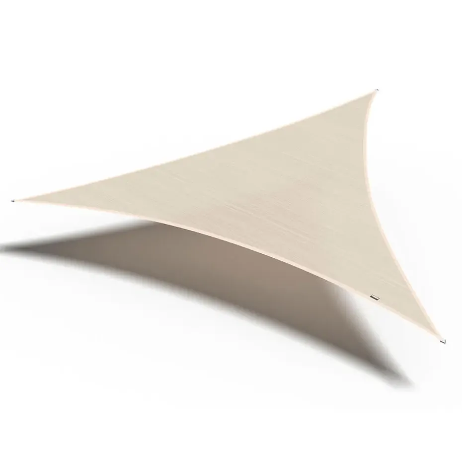 Platinum Coolfit schaduwdoek driehoek 3.6x3.6x3.6m - Gebroken Wit