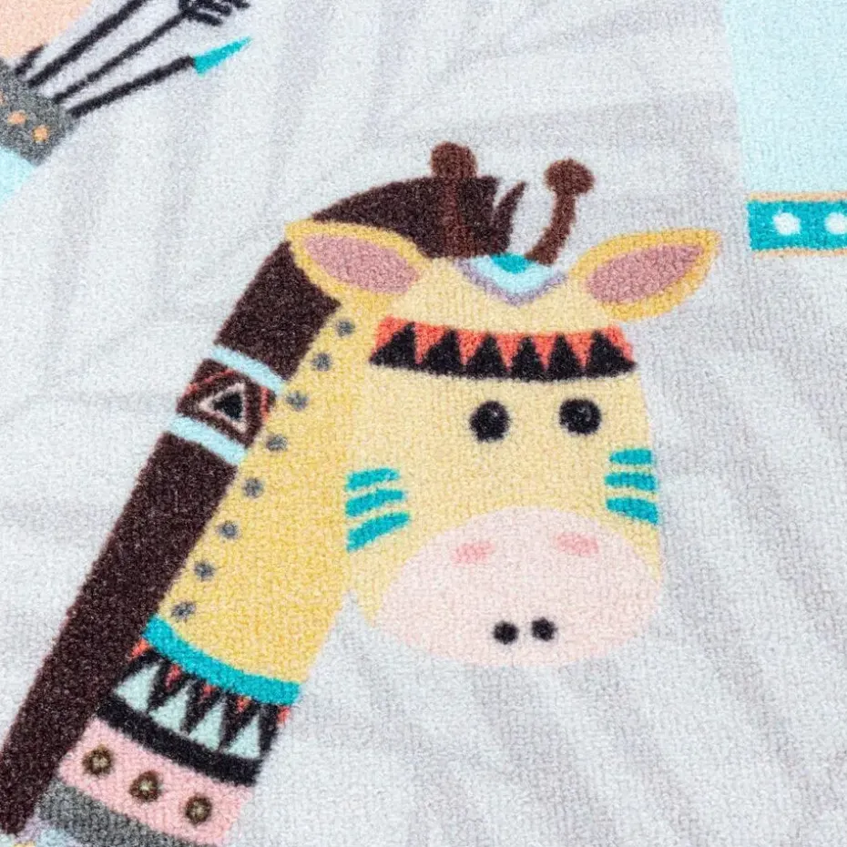 Play Hinkel Speeltapijt - 140x200 cm - Grijs - Vloerkleed Kinderkamer