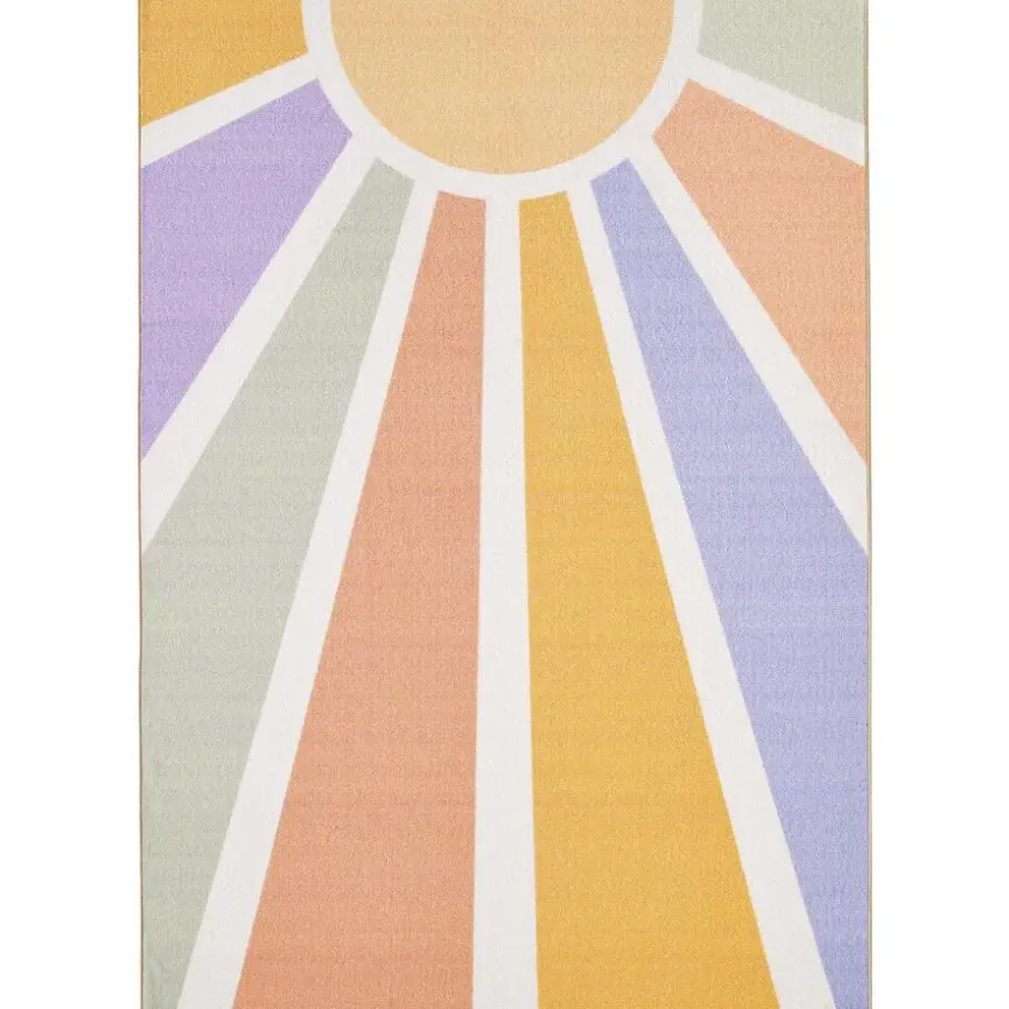 Play Sunshine Speeltapijt - 80x120 cm - Multi Creme - Vloerkleed Kinderkamer