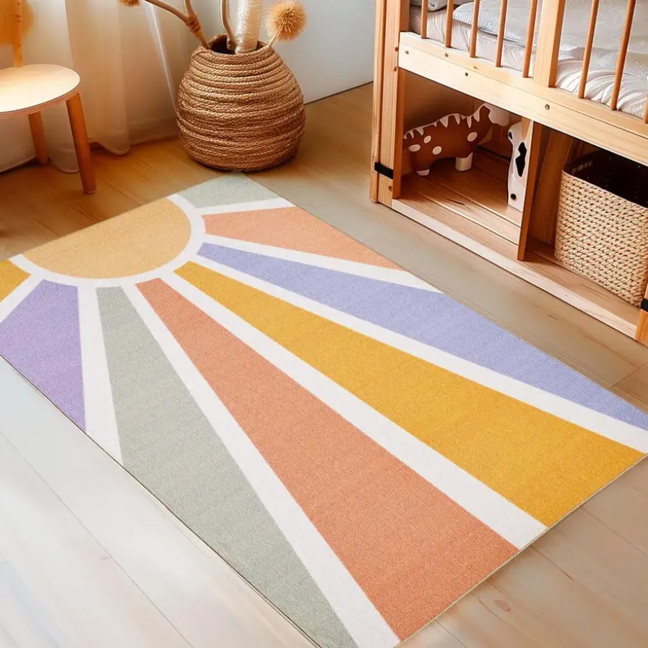 Play Sunshine Speeltapijt - 140x200 cm - Multi Creme - Vloerkleed Kinderkamer