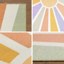 Play Sunshine Speeltapijt - 140x200 cm - Multi Creme - Vloerkleed Kinderkamer