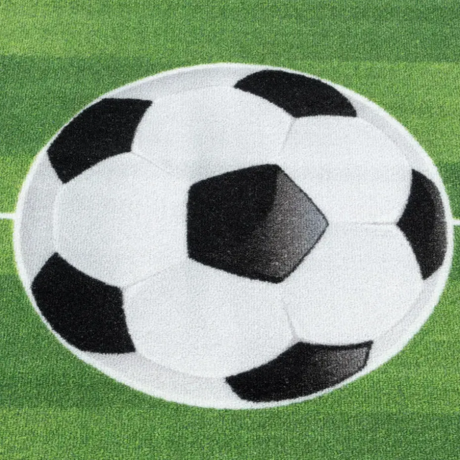 Play Voetbal Speeltapijt - 160x230 cm - Groen - Vloerkleed Kinderkamer
