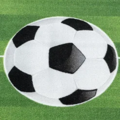 Play Voetbal Speeltapijt - 100x150 cm - Groen - Vloerkleed Kinderkamer