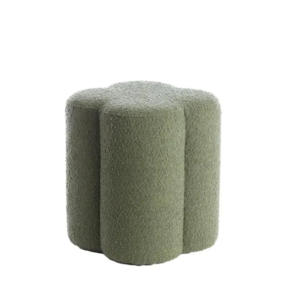 Poef Nalani - Groen - 38x38x45cm