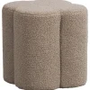 Poef Valencia - taupe - 38xØ35 cm