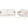 PONTE - Loungeset 3-zits - Taupe - Staal