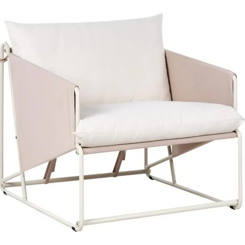 PONTE - Loungeset 3-zits - Taupe - Staal