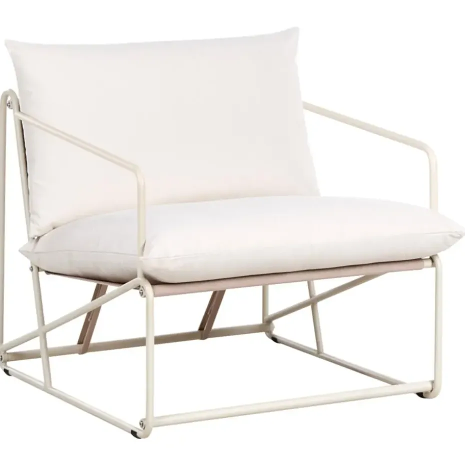 PONTE - Loungeset 3-zits - Taupe - Staal