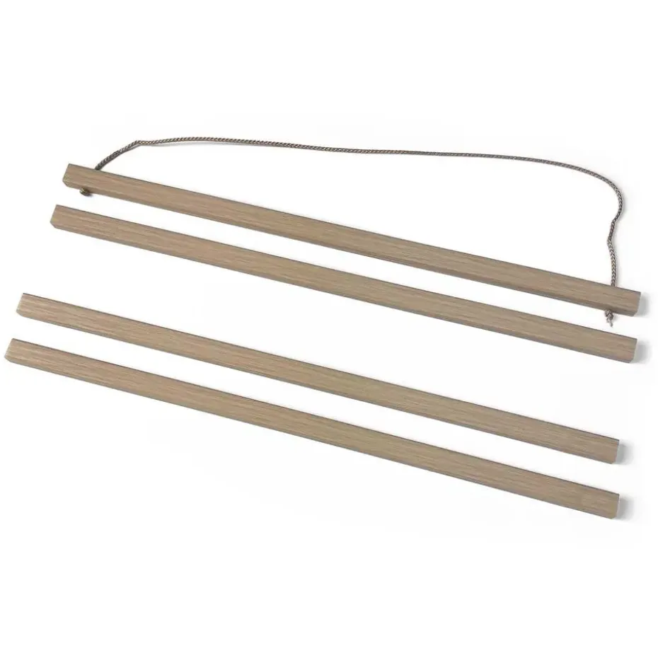 Posterhanger Eiken 20 - 21 x 1,5cm - Bruin