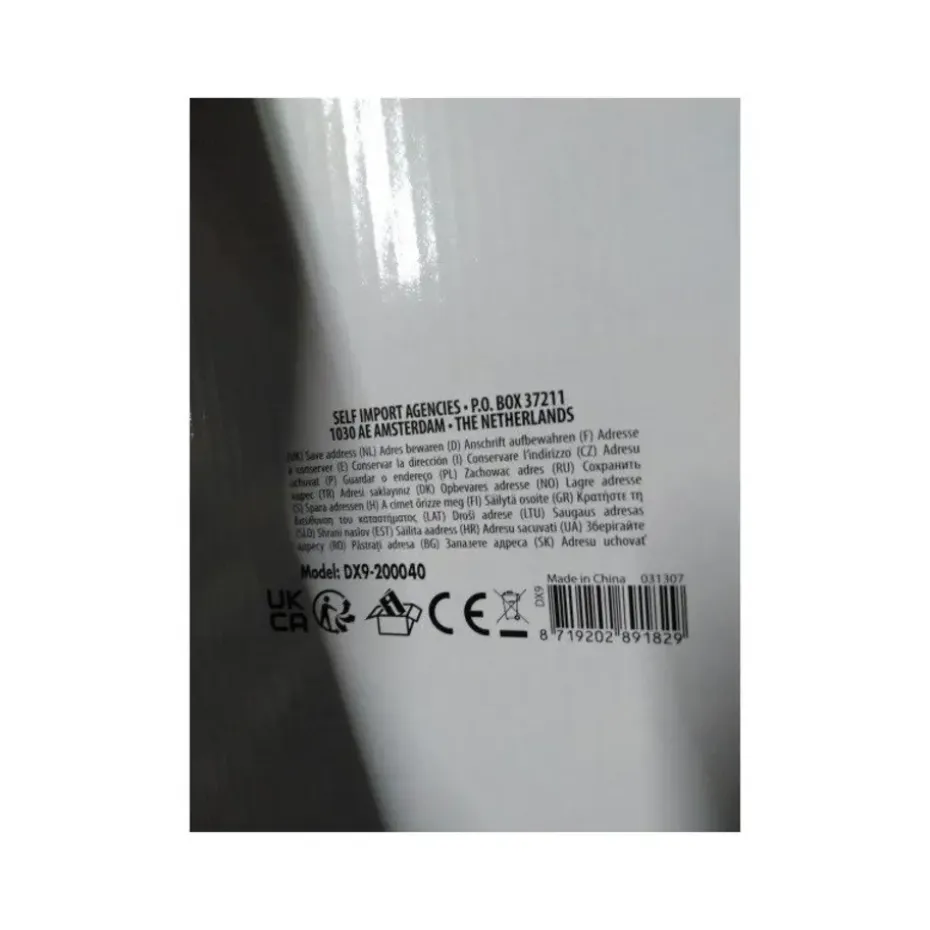 Pro Garden Solar LED lantaarns - 3x st - zwart - 31 cm