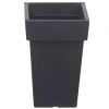 Prosperplast Bloempot - kunststof - antraciet - 29 x 44 cm