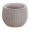 Prosperplast Bloempot Splofy - taupe - 1400 ml - 18 cm