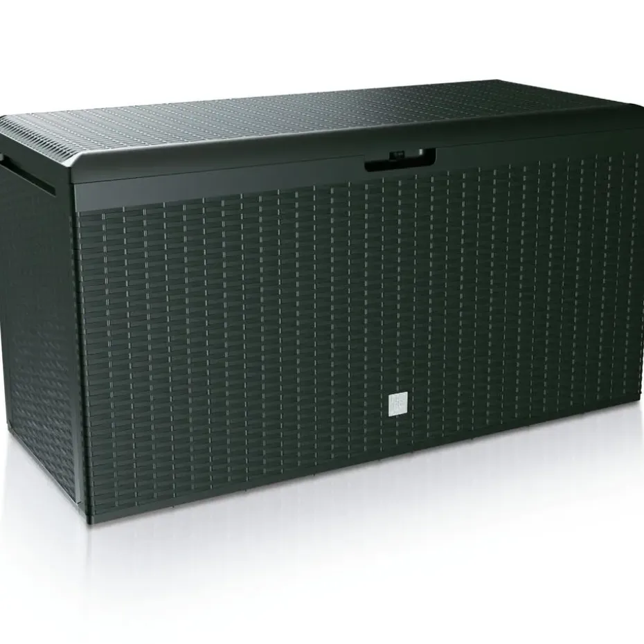 Prosperplast Opbergbox - antraciet - 290 liter - 114 x 47 x 59 cm
