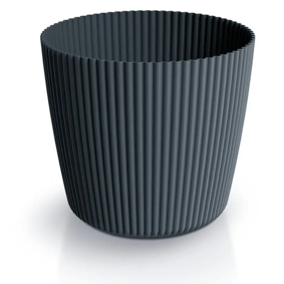 Prosperplast Plantenpot Buckingham - antraciet - D39 cm