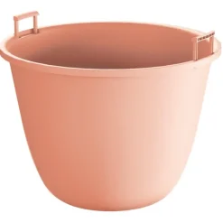 Prosperplast plantenpot/bloempot - kunststof - zalm roze - D14,5 x H11 cm