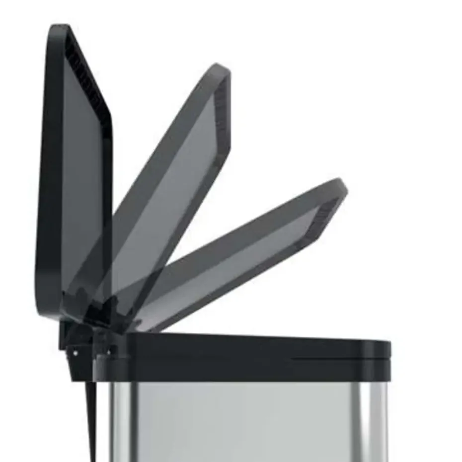 Prullenbak Oko Duo Plus RVS 2x9L M - Hailo