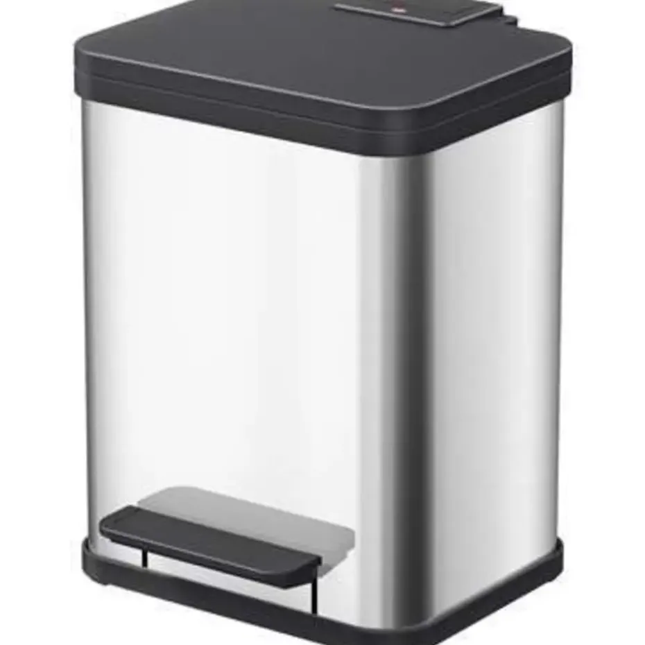 Prullenbak Oko Duo Plus RVS 2x9L M - Hailo