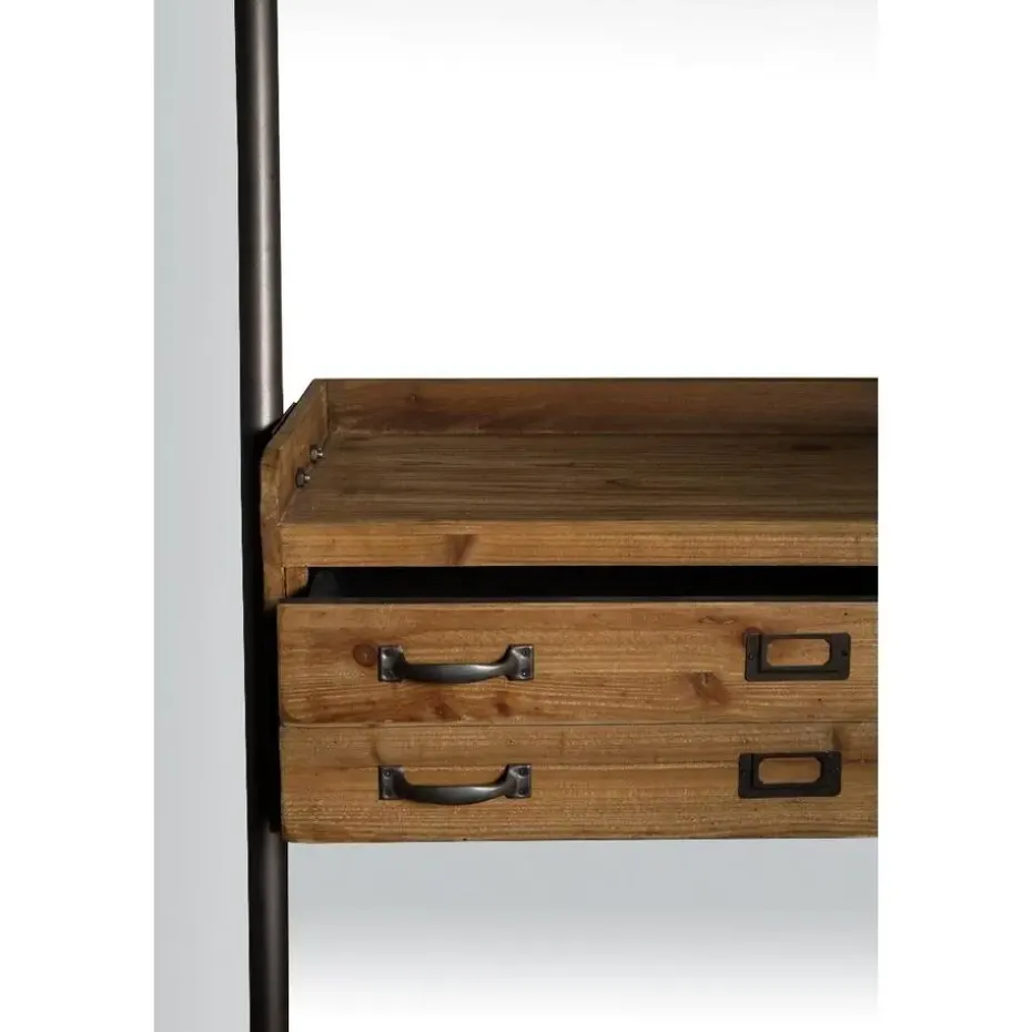 Puur - Edgar wandrek hout + lades - naturel