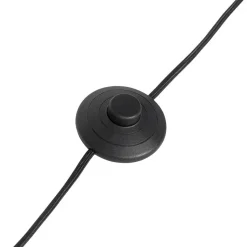 Qazqa booglampen arc zwart e27