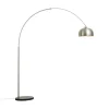 Qazqa booglampen booglamp xxl zilverkleurig e27