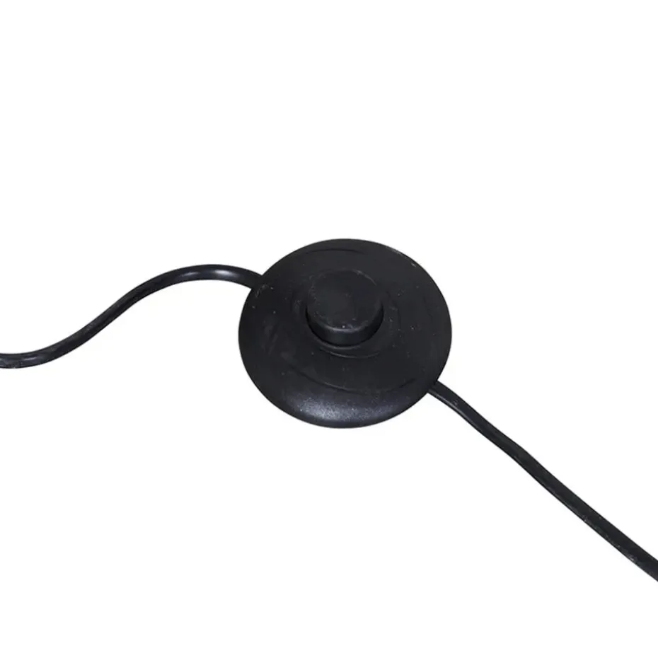 Qazqa booglampen xxl zwart e27