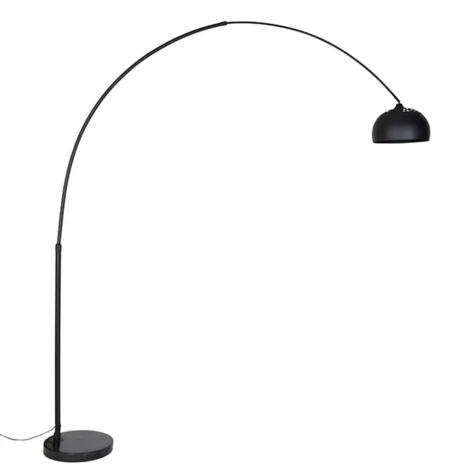 Qazqa booglampen xxl zwart e27