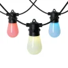 Qazqa buitenlampen chill zwart geïntegreerde led