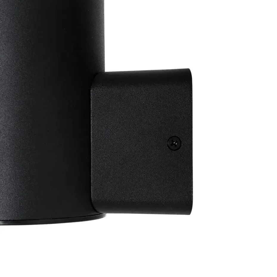 Qazqa buitenlampen met sensor huma zwart e27