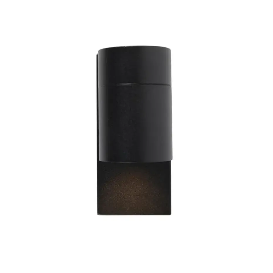 Qazqa buitenlampen met sensor solo zwart gu10