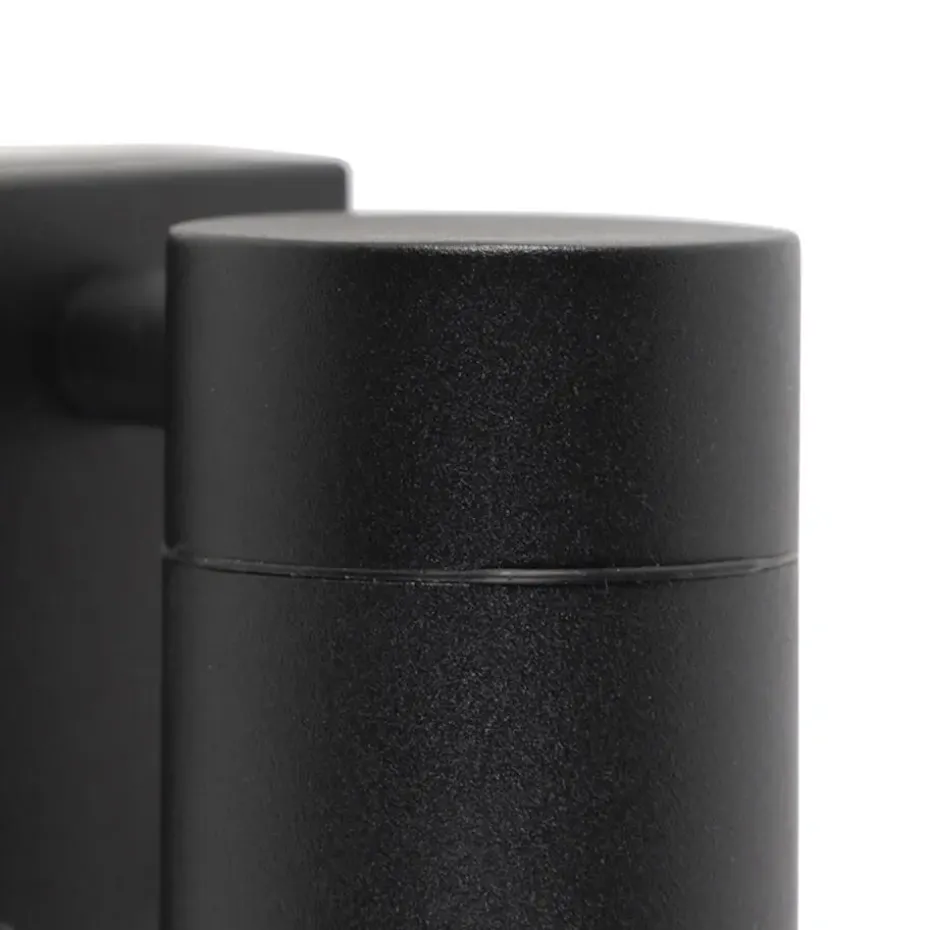Qazqa buitenlampen met sensor solo zwart gu10